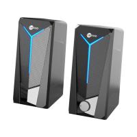 LENOVO LECOO DS104 RGB USB KABLOLU + 3.5mm 6W MASAÜSTÜ HOPARLÖR SİYAH - 1